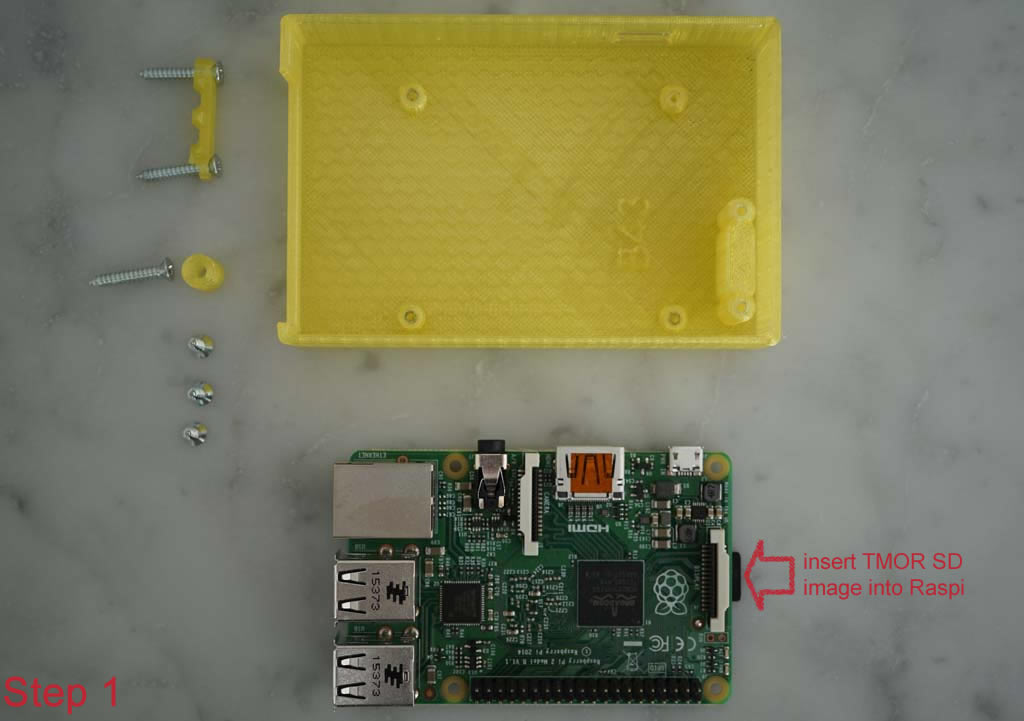 INSERT SDCARD INTO RASPBERRY