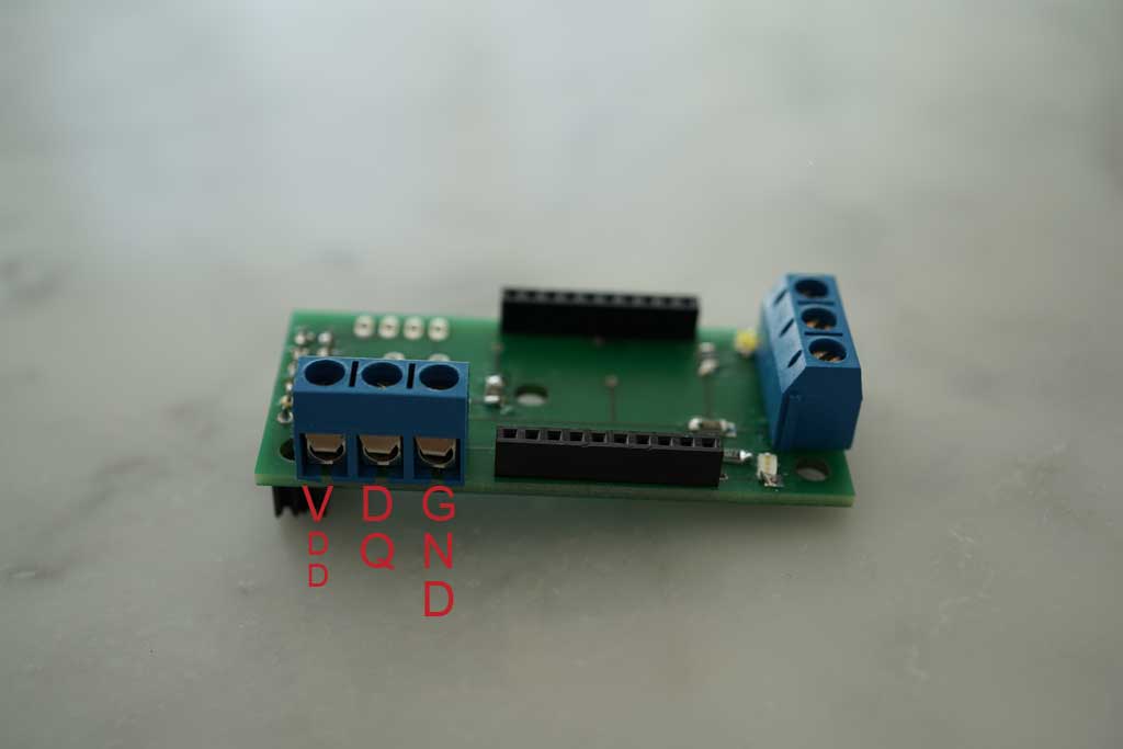 HOW TO CONNECT 1-wire SENOSR TO BASE STATION LEFT